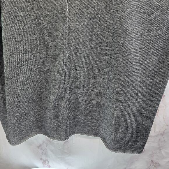 Three Bird Nest Dress Womens Medium Gray Poncho Sweatshirt Cape Wrap Cover Up - Picture 8 of 11